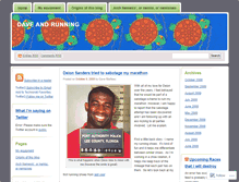 Tablet Screenshot of daveandrunning.wordpress.com