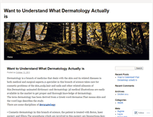 Tablet Screenshot of dermatologyanimation.wordpress.com