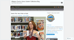 Desktop Screenshot of alleganylibrarycollections.wordpress.com