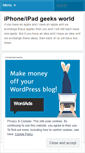 Mobile Screenshot of iphonegeeksworld.wordpress.com