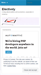 Mobile Screenshot of electively.wordpress.com
