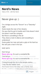 Mobile Screenshot of nerdsnews.wordpress.com