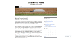 Desktop Screenshot of chiefknockahomer.wordpress.com
