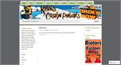 Desktop Screenshot of custompengs.wordpress.com