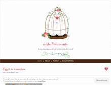 Tablet Screenshot of nishalimoments.wordpress.com