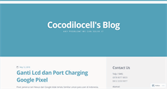 Desktop Screenshot of cocodilocell.wordpress.com