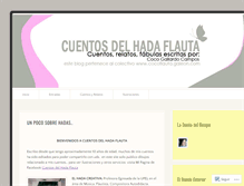 Tablet Screenshot of cuentosdelhada.wordpress.com