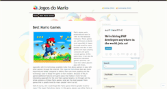 Desktop Screenshot of bestjogosdomario.wordpress.com