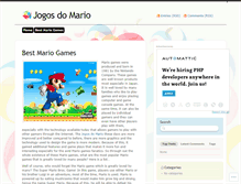 Tablet Screenshot of bestjogosdomario.wordpress.com