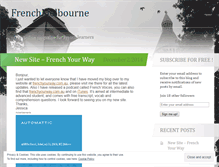 Tablet Screenshot of frenchmelbourne.wordpress.com