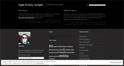 Desktop Screenshot of eightoclocktwilight.wordpress.com