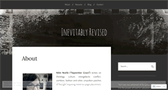 Desktop Screenshot of inevitablyrevised.wordpress.com