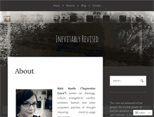 Tablet Screenshot of inevitablyrevised.wordpress.com