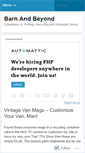 Mobile Screenshot of barnandbeyond.wordpress.com