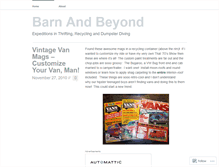 Tablet Screenshot of barnandbeyond.wordpress.com