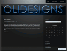 Tablet Screenshot of olidesigns.wordpress.com