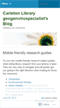 Mobile Screenshot of geogenvirospecialist.wordpress.com