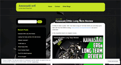 Desktop Screenshot of kawasakier6.wordpress.com