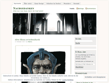 Tablet Screenshot of nachgedanken.wordpress.com