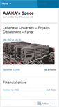 Mobile Screenshot of julienajaka.wordpress.com