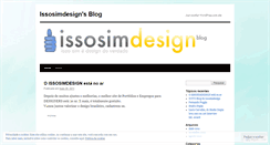 Desktop Screenshot of issosimdesign.wordpress.com