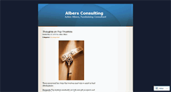 Desktop Screenshot of albersconsulting.wordpress.com