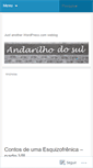 Mobile Screenshot of andarilhodosul.wordpress.com