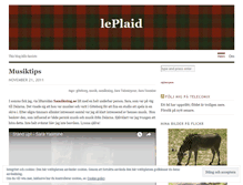 Tablet Screenshot of leplaid.wordpress.com