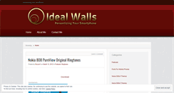Desktop Screenshot of idealwalls.wordpress.com