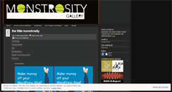 Desktop Screenshot of monstrositygallery.wordpress.com