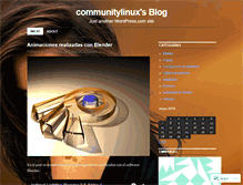 Tablet Screenshot of communitylinux.wordpress.com