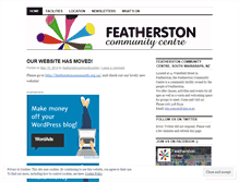 Tablet Screenshot of featherstoncomcen.wordpress.com