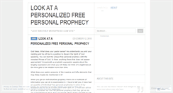 Desktop Screenshot of freepersonalprophecy28ue.wordpress.com
