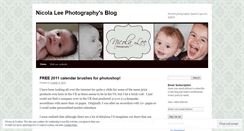 Desktop Screenshot of nicolaleephotography.wordpress.com