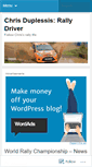Mobile Screenshot of chrisduplessis.wordpress.com