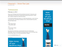 Tablet Screenshot of cmacun.wordpress.com