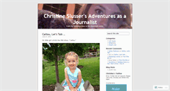 Desktop Screenshot of christineslusser.wordpress.com