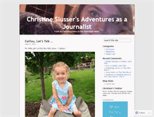 Tablet Screenshot of christineslusser.wordpress.com