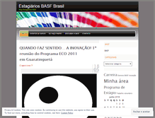 Tablet Screenshot of estagiariosbasfbrasil.wordpress.com