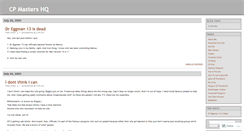 Desktop Screenshot of cpmastershq.wordpress.com