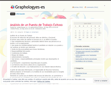 Tablet Screenshot of graphologyes.wordpress.com