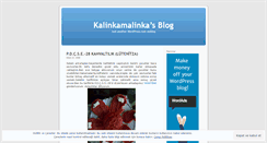 Desktop Screenshot of kalinkamalinka.wordpress.com