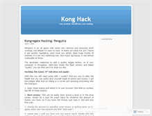 Tablet Screenshot of konghack.wordpress.com