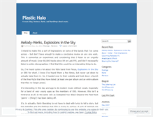 Tablet Screenshot of plastichalo.wordpress.com