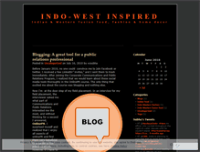 Tablet Screenshot of indowestinspired.wordpress.com