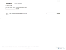 Tablet Screenshot of loomcraft.wordpress.com