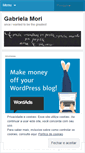 Mobile Screenshot of gabrielamori.wordpress.com