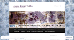Desktop Screenshot of joanneshewan.wordpress.com