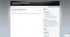 Desktop Screenshot of amongroso.wordpress.com