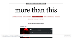 Desktop Screenshot of morethanthisyes.wordpress.com